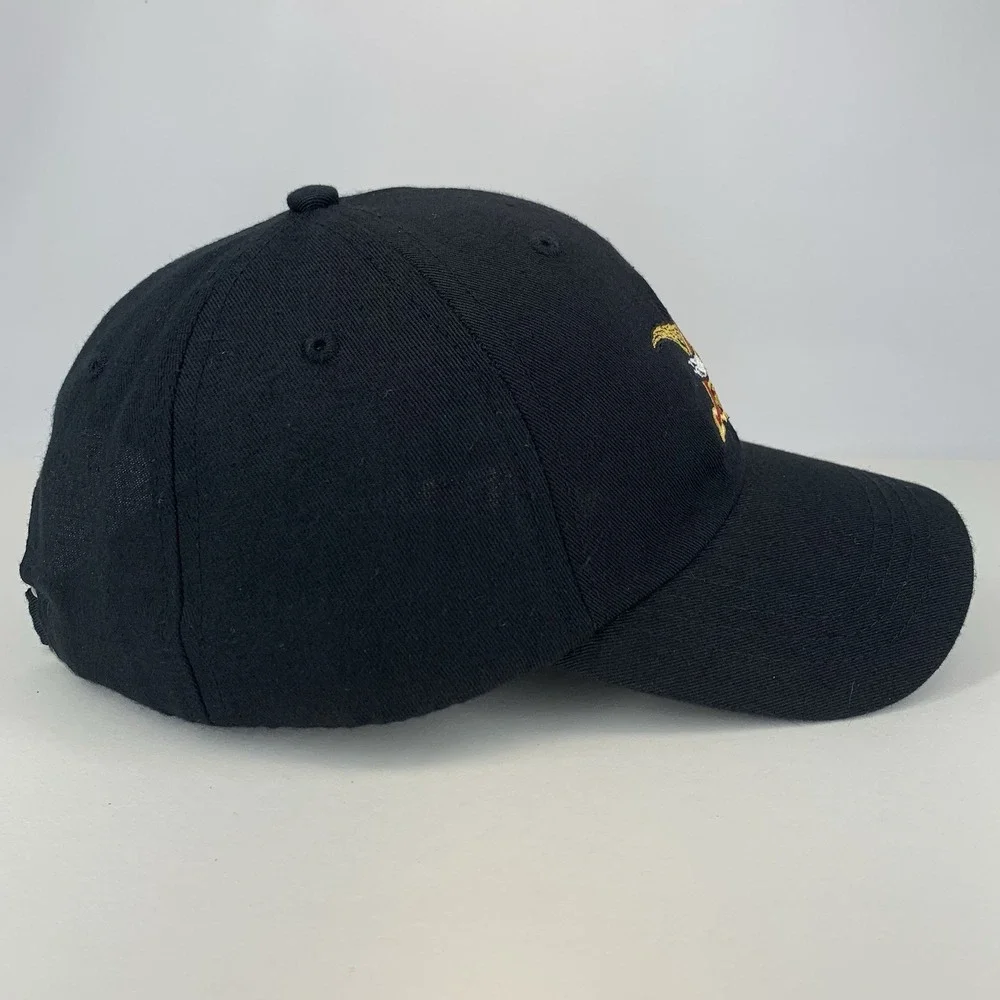 Anheuser Busch Brewery Hat Merrimack, NH Black OSFM Unstructured Baseball Cap
